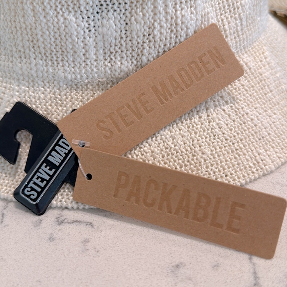 NWT Steve Madden Ivory Bucket Hat - Picture 5 of 5